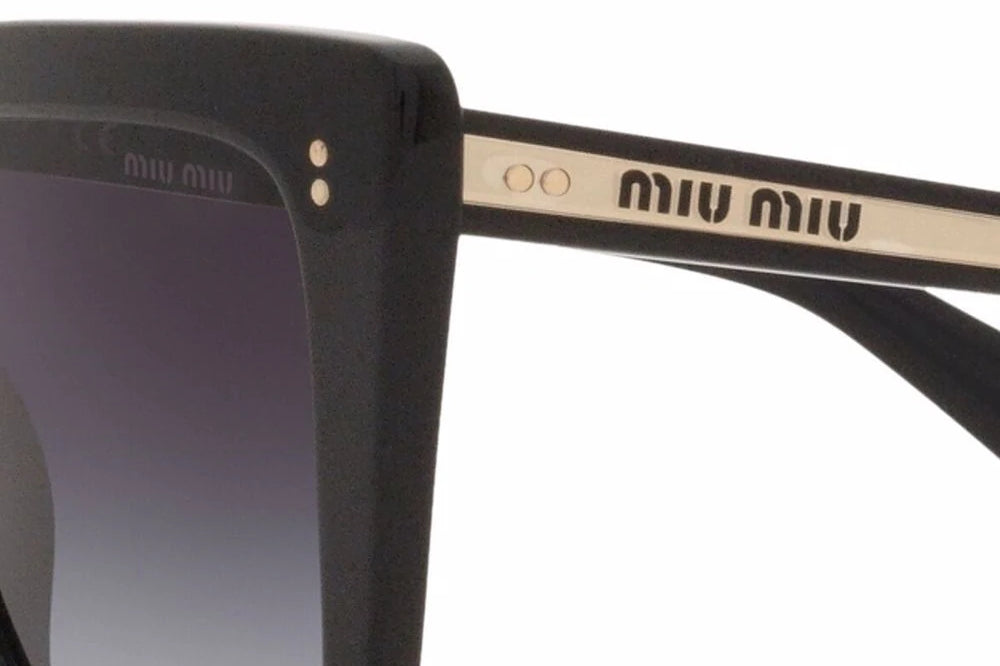 Miu Miu MU02WS 1AB5D1  square frame black sunglasses - Chris Optics