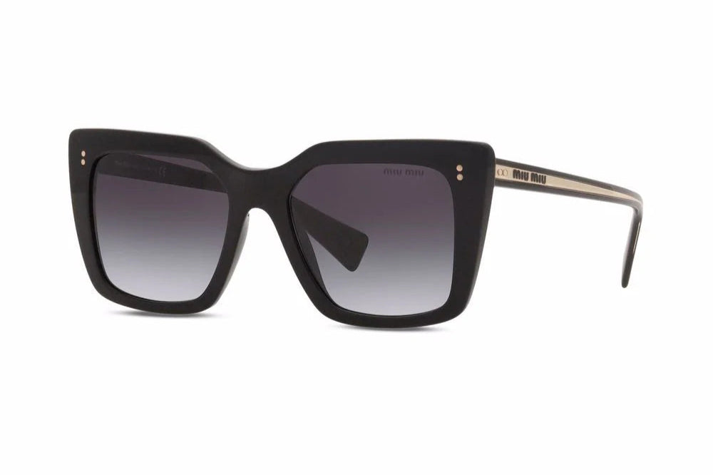 Miu Miu MU02WS 1AB5D1  square frame black sunglasses - Chris Optics