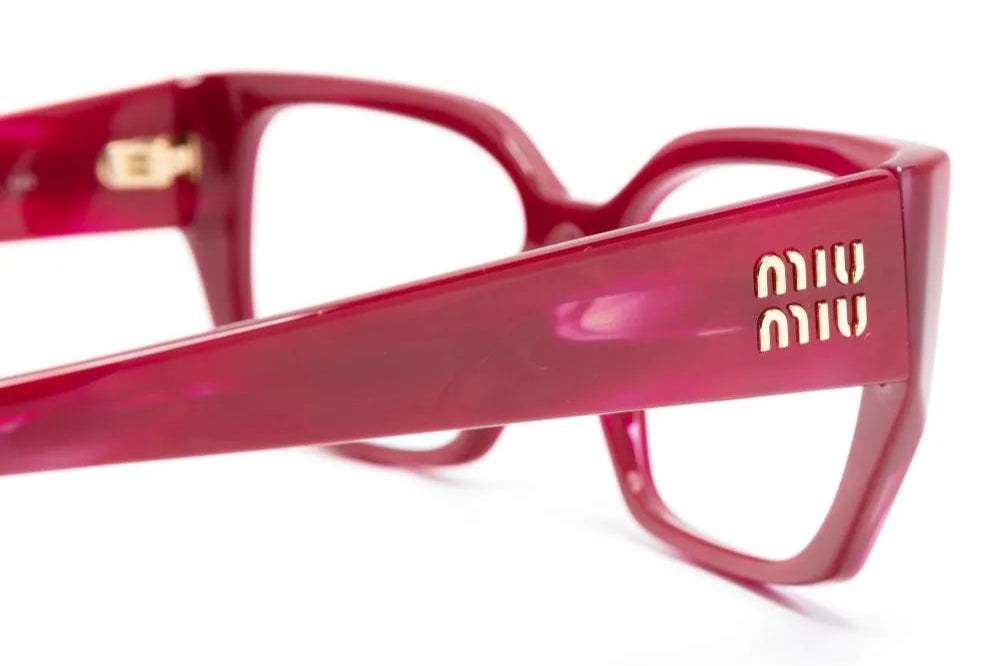 Miu Miu MU03VV 16H1O1 red square optical frame - Chris Optics