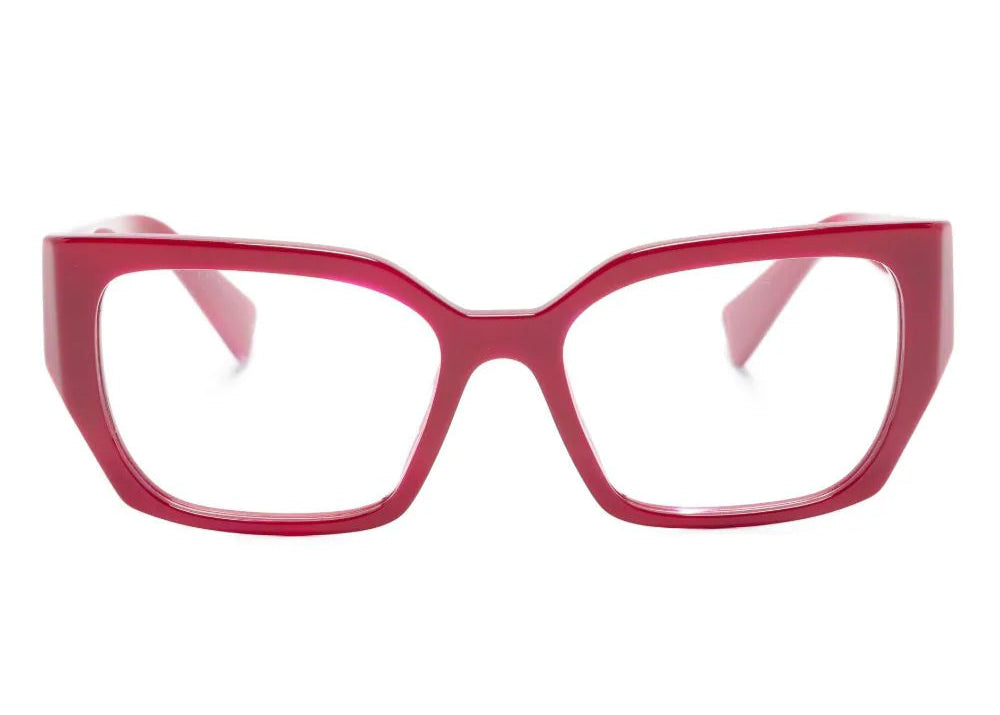 Miu Miu MU03VV 16H1O1 red square optical frame - Chris Optics