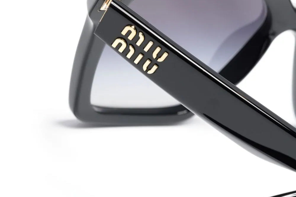 Miu Miu MU03YS 1AB5D1  oversizied square frame black sunglasses - Chris Optics
