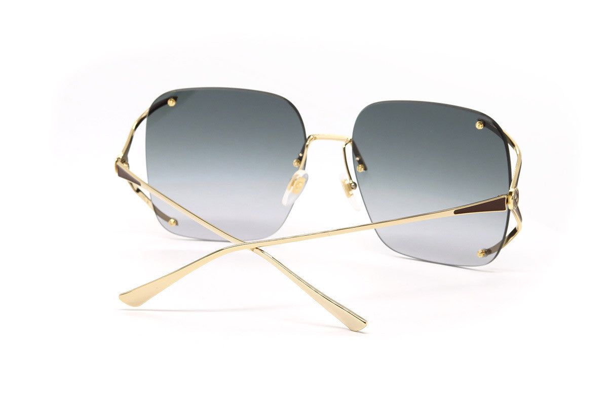 GUCCI スクエアフレムサンクラス GG0646S 002 グッチ サングラス GUCCI GG1346SK 002(56mm ブラック): GLASS