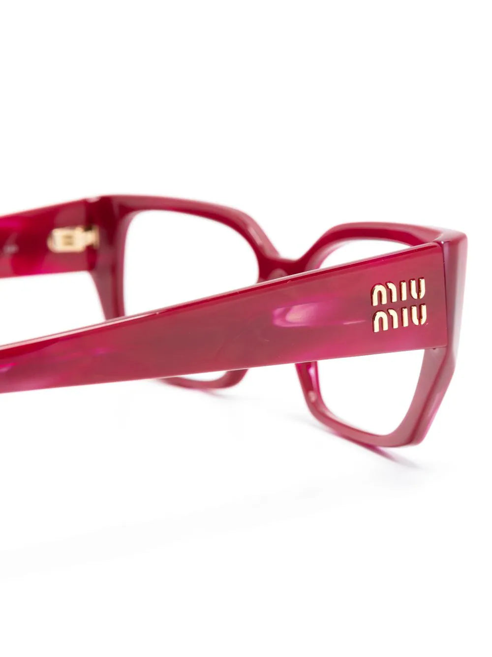 Miu Miu MU03VV 16H1O1 red square optical frame - Chris Optics