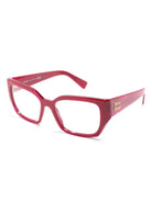 Miu Miu MU03VV 16H1O1 red square optical frame - Chris Optics