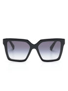 Miu Miu MU03YS 1AB5D1  oversizied square frame black sunglasses - Chris Optics