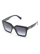 Miu Miu MU03YS 1AB5D1  oversizied square frame black sunglasses - Chris Optics