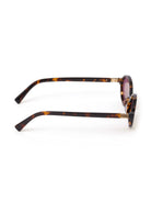 Miu Miu MU04ZS VAU50D logo lettering oval-frame regard tortoiseshell-effect sunglasses - Chris Optics