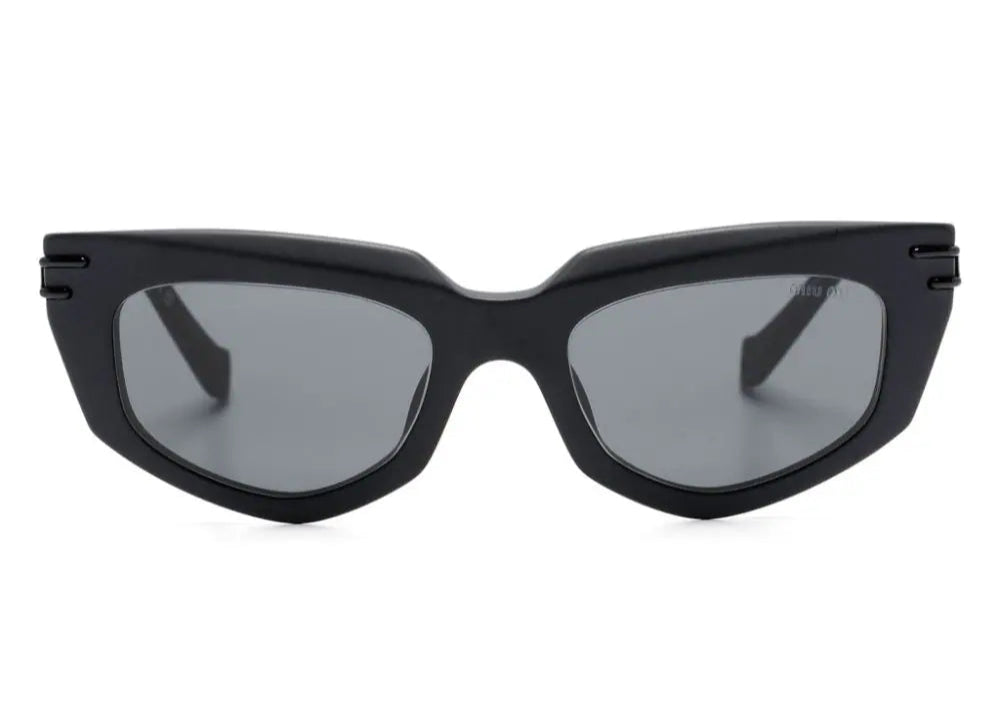 Miu Miu MU12WS 1BO5S0 cat eye-frame black sunglasses - Chris Optics