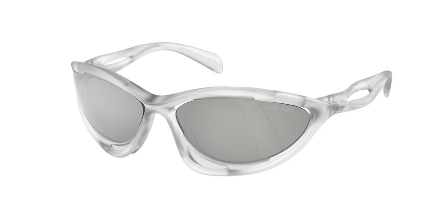 Prada PRA23S 14V60H CRYSTAL FROST SLIM CATEYE SUNGLASSES - Chris Optics